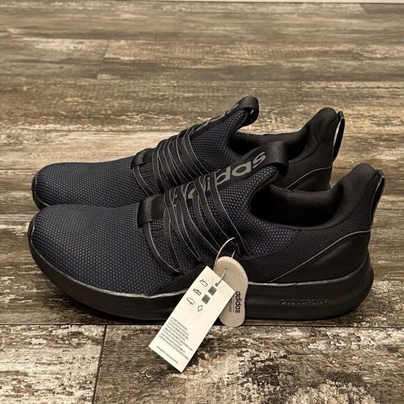 Adidas Lite Racer Adapt 7.0 Shoes Mens Size 10 Black Grey Running Sneakers NIB - Picture 8 of 10